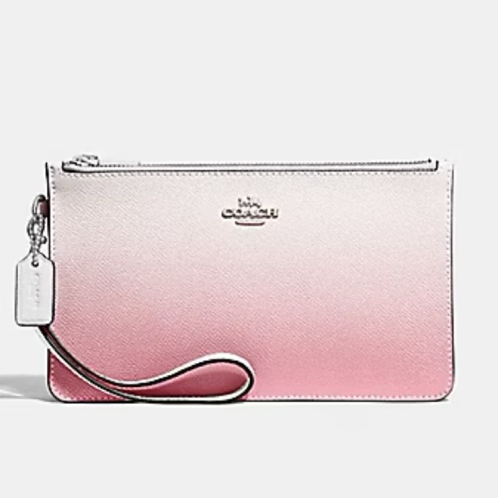 Coach Pink Ombré Crosby Clutch